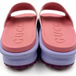 Gucci Pink and Lavender Slides
